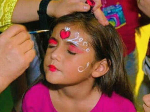Princess face painting